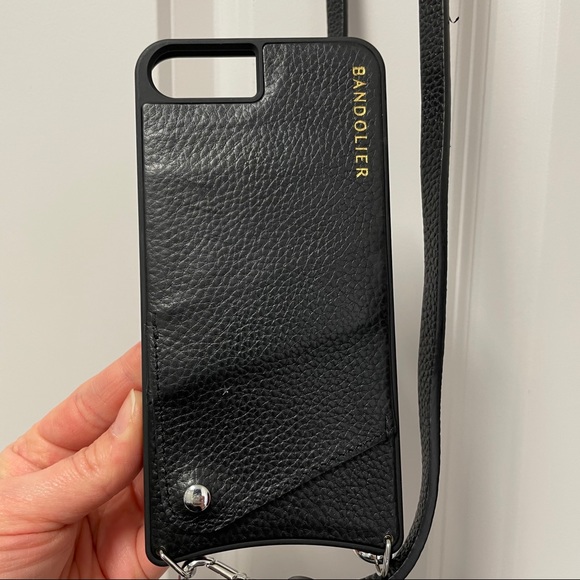 Bandolier Accessories - Bandolier Black Leather iPhone Case
